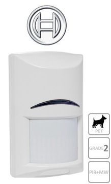 ISC-BDL2-WP12GE CZUJKA CZUJNIK RUCHU DETEKTOR ALARM DUALNY PIR MW PET BOSCH