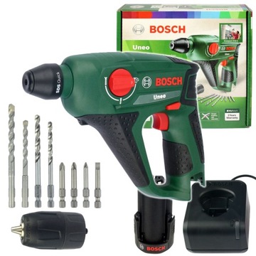 MŁOTOWIERTARKA AKUMULATOROWA 12V UNEO BOSCH 1x2,0Ah