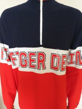 TOMMY HILFIGER SWETER ZE STÓJKĄ MĘSKI ROZM. L/XL