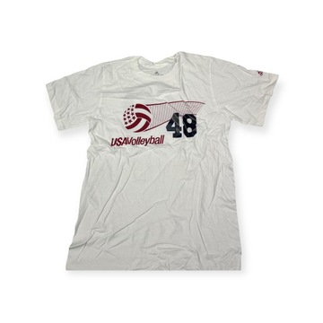 Koszulka męska biała ADIDAS VOLLEYBALL USA S 48