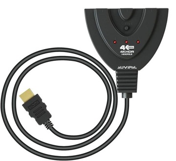 Переключатель HDMI-сплиттер 3x1 3 порта 4K-сплиттер