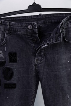 Dsquared2 spodnie jeans Męskie r.52 L/XL skiny