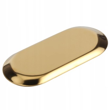 5 шт. ОВАЛЬНЫЙ ЗОЛОТОЙ ПОДНОС, НЕРЖАВЕЮЩАЯ СТАЛЬ