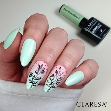 Лак гибридный розовый Claresa MARSHMALLOW 6