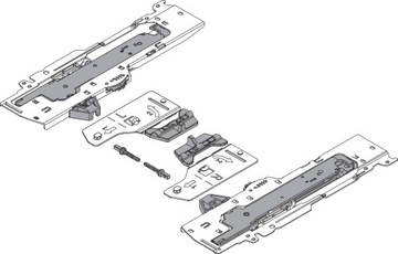 BLUM T60B3530 Zestaw TIP-ON BLUMOTION do TANDEMBOX