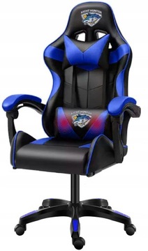 Fotel GAMINGOWY komputerowy OBROTOWY biurowy krzesło gracza + MASAŻ PLECÓW!