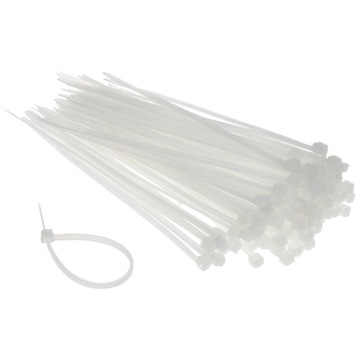 Taśma zaciskowa Neutral 100szt 2,5 x 150mm Bradas
