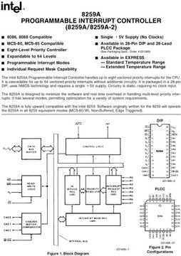 8259 Программируемый контроллер прерываний Intel P8259A-2