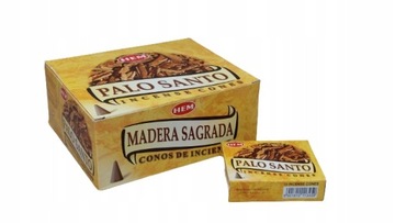 INDYJSKIE KADZIDEŁKA STOŻKOWE PALO SANTO HEM 120 szt. KADZIDŁA