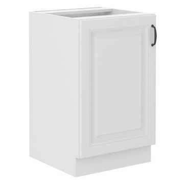 Biała szafka pod zlewozmywak 50 cm SNOW biały