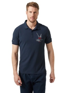 Мужская футболка HELLY HANSEN HP RACE POLO - Темно-синий - L