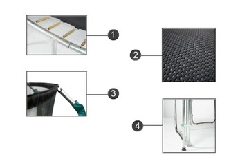 Садовый батут Jumpi 312 см/10 футов Maxy Comfort