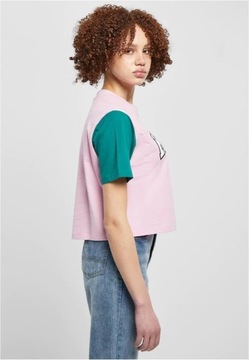 Tričko Karl Kani Serif Crop Block Tee 6130859 L