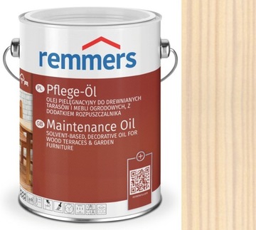 REMMERS PFLEGE-OL OLEJ DO TARASU 5L BIAŁY