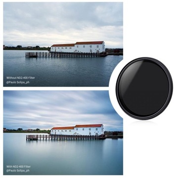 Регулируемый серый фильтр K&F Concept (ND2-ND400) 52 мм