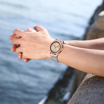 СЕРЕБРЯНЫЙ БРАСЛЕТ ДЛЯ ЧАСОВ SAMSUNG GALAXY 42 мм