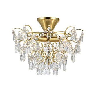 Lampa sufitowa z kryształkami do salonu SOFIERO 106546 Markslojd