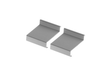 ŁĄCZNIK DO OKAPU 100 SZARY ral7037 kpl- 2szt