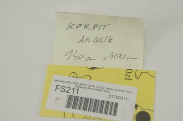FS211 MERCEDES W205 DESKA KOKPIT PLOCHA KONZOLA