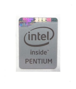 Naklejka Intel Pentium Haswell 12 x 16 mm 115b