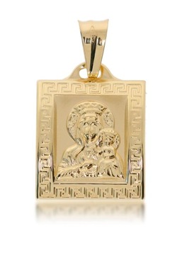 ЗОЛОТАЯ МЕДАЛЬ БОЖИЕЙ МАТЕРИ 585 КРЕЩЕНИЯ И ПРИЧАСТИЯ