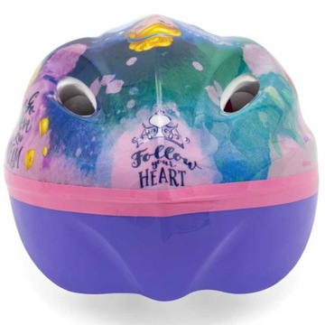 Kask rowerowy dziecięcy regulowany 52-56 cm 