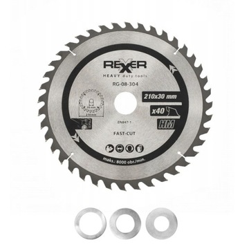 PIŁA TARCZOWA DO DREWNA 210X30MM 40 ZĘBÓW