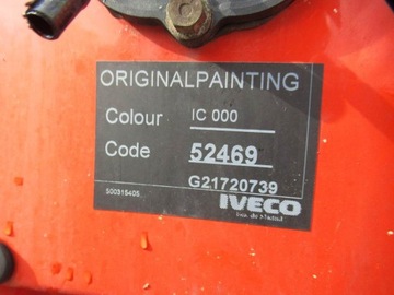 КАБИНА Iveco STRALIS 440S50 EURO5 ОРАНЖЕВЫЙ