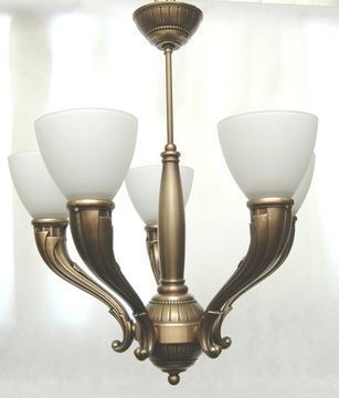 Żyrandol mosiężny,lampa wisząca mosiężna