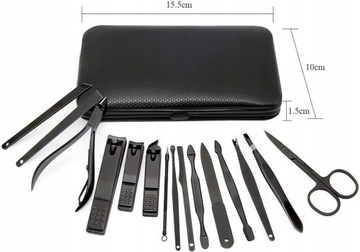 НАБОР ДЛЯ МАНИКЮРА-ПЕДИКЮРА ДЛЯ НОГТЕЙ, 16 ЧАСТЕЙ EL