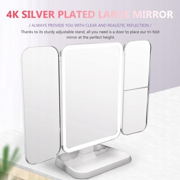 Зеркало на туалетном столике Регулируемое косметическое зеркало