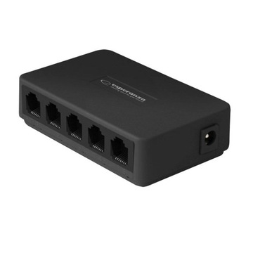 SWITCH 5-PORTOWY LAN RJ45 GIGABIT ROZDZIELACZ PRZEŁĄCZNIK 10/100/1000 Mb/s