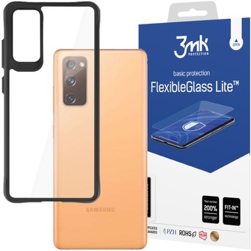 ZESTAW 3MK ETUI SATIN ARMOR CASE + SZKŁO HYBRYDOWE DO SAMSUNG GALAXY S20 FE