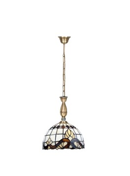 LAMPA WISZĄCA ,SUFITOWA WITRAŻ TIFFANY RAWEN 778/M