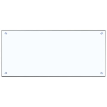 Panel ochronny do kuchni, przezroczysty, 90x40 cm, szkło