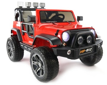 JEEP V12 4x4 2-местный САМЫЙ ПРОЧНЫЙ 180W ИЗ КОЖИ EVA