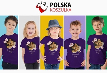 ФУТБОЛКА КОШКИ КОТЯТА ФУТБОЛКА 116 122 КАЧЕСТВО КАЧЕСТВО