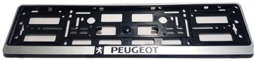 RAMKA REJESTRACYJNA 2D RAMKA TABLICY PEUGEOT