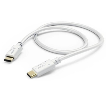 Kabel ładujący Hama USB-C / USB-C 1.5M, BIAŁY