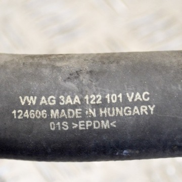 3AA122101 LEVÝ PŘÍVOD CHLADIČŮ VW PASSAT B7 362 2.0 TDI