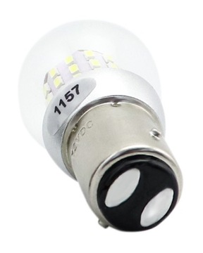 BAY15D двухнитевая светодиодная лампа 12 В постоянного тока 21/5 Вт Стоп