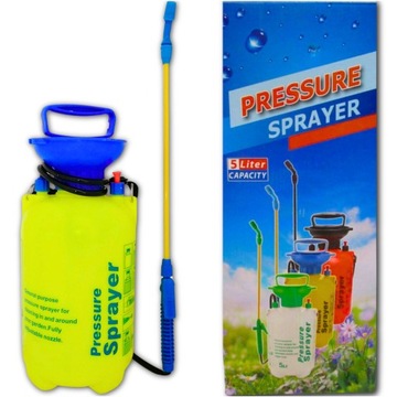 OPRYSKIWACZ CIŚNIENIOWY SPRYSKIWACZ 5L OGRODOWY LANCA DO PRYSKANIA ROŚLINY