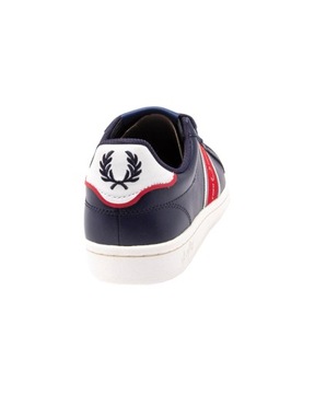 FRED PERRY B721 LEATHER CARBON BLUE BUTY MĘSKIE / 42