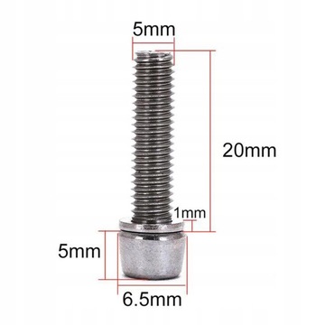 20шт M5/M6x20mm болты выноса шоссейного велосипеда