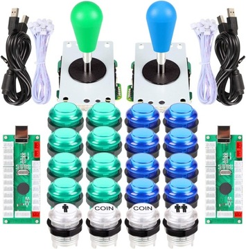 2 odtwarzacze LED Arcade DIY cz??ci 2 x USB
