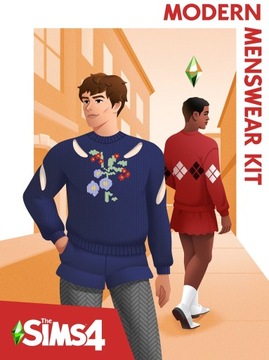 The Sims 4 Modern Menswear Kit DLC Origin Kod Klucz