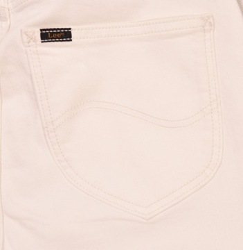 LEE spodnie high white jeans FLARE W28 L33