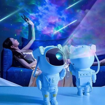 ЗВЕЗДНЫЙ ПРОЕКТОР КОСМОНАВТ НОЧНИК ДЛЯ ДЕТСКОГО GALAXY SPACE + ПУЛЬТ ДУ