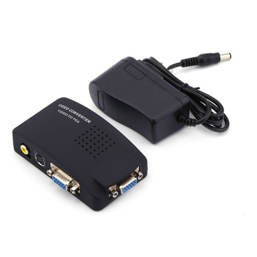 Ustaw telewizor RCA Composite s-video AV na VGA PC