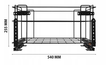 Сортировщик мусора SQUARE 60 с плавным закрыванием 2х15л 3х7л